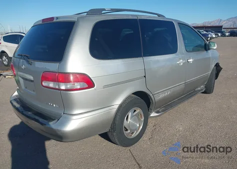 2001 Toyota Sienna Xle z USA, uszkodzony, nr VIN 4T3ZF13C71U389167